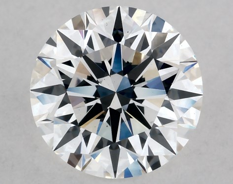 This Lab-Grown diamond 1.27 carat round E color VS1 clarity has Ideal proportions and a diamond grading report from IGI