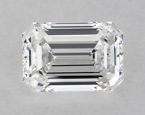 IGI 1.53 Carat D-VS1 Excellent Cut Emerald Lab-Grown Diamond