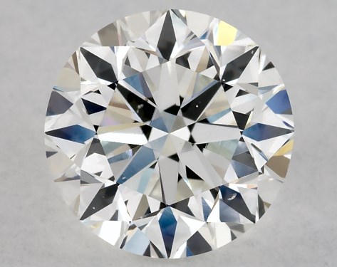 GIA 1.00 Carat H-SI1 Very Good Cut Round Diamond