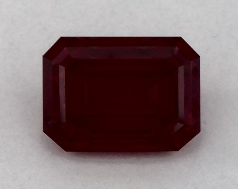 IGI 1.64 Carat Fancy Red-VVS2 Emerald Cut Lab-Grown Diamond