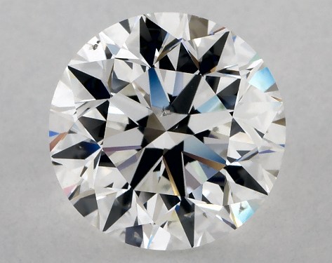 GIA 3.02 Carat F-SI1 Very Good Cut Round Diamond