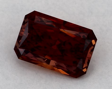IGI 1.01 Carat Fancy Vivid Orange-VS1 Radiant Cut Lab-Grown Diamond