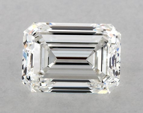 This 1.16 carat emerald diamond G color IF clarity has Good proportions and a diamond grading report from GIA