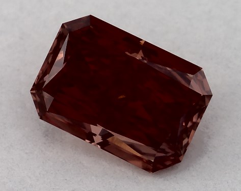 IGI 0.64 Carat Fancy Pinkish Brown-VVS2 Radiant Cut Lab-Grown Diamond