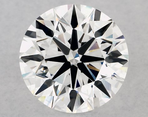 This Lab-Grown diamond 1.74 carat round E color VS1 clarity has Ideal proportions and a diamond grading report from IGI