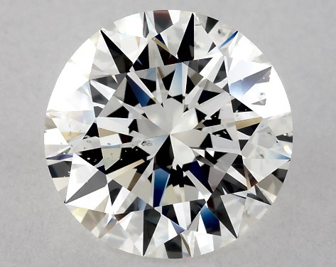GIA 3.08 Carat G-SI1 Excellent Cut Round Diamond