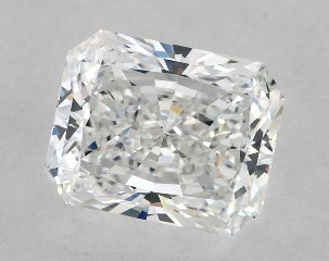 GIA 0.76 Carat E-VS1 Ideal Cut Radiant Diamond