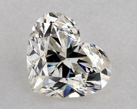 IGI 1.02 Carat H-SI1 Very Good Cut Heart Diamond
