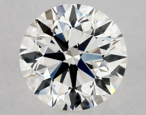 This 1.01 carat round diamond I color VVS2 clarity has Excellent proportions and a diamond grading report from GIA
