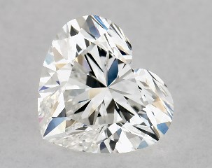 GIA 0.75 Carat G-VS2 Ideal Cut Heart Diamond
