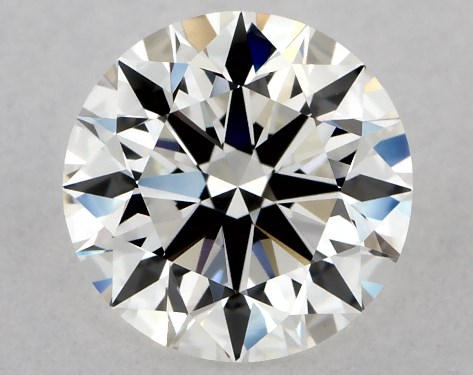 GIA 1.00 Carat H-VS1 Excellent Cut Round Diamond