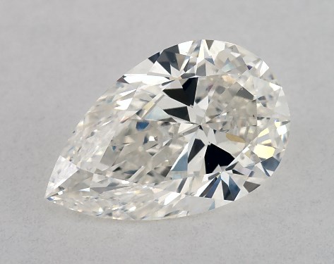 GIA 1.20 Carat H-SI1 Ideal Cut Pear Diamond