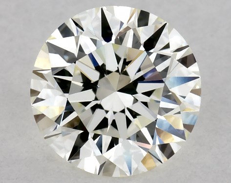 This 0.9 carat round diamond I color VS1 clarity has Excellent proportions and a diamond grading report from IGI