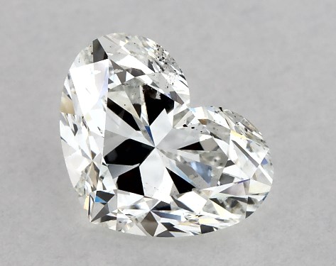 IGI 1.01 Carat F-SI1 Very Good Cut Heart Diamond