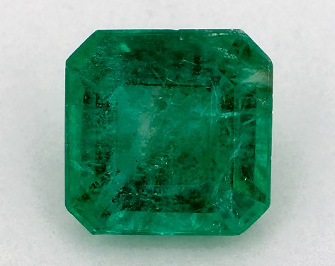 2.10 Carat Asscher Natural Green Emerald
