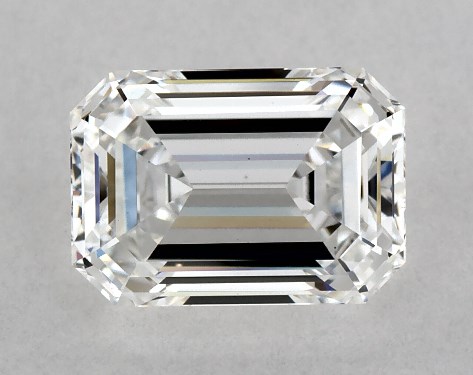 IGI 1.51 Carat D-VS1 Excellent Cut Emerald Lab-Grown Diamond