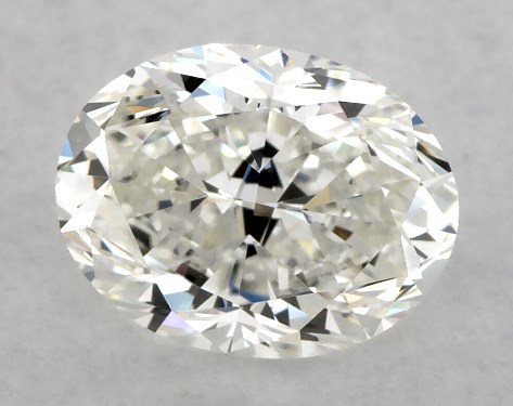 This 1.01 carat oval diamond H color VS1 clarity has Good proportions and a diamond grading report from GIA