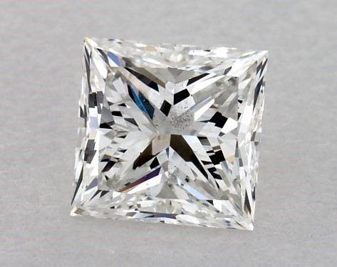 GIA 1.01 Carat G-SI1 Ideal Cut Princess Diamond