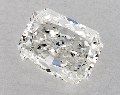 GIA 1.01 Carat H-VS2 Ideal Cut Radiant Diamond