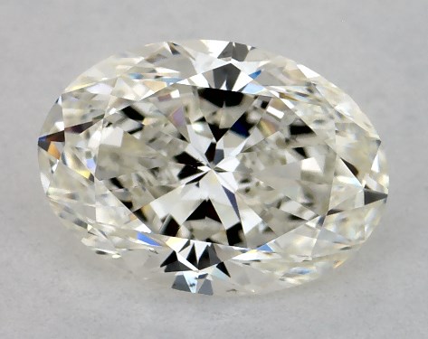 IGI 1.00 Carat H-SI1 Excellent Cut Oval Diamond