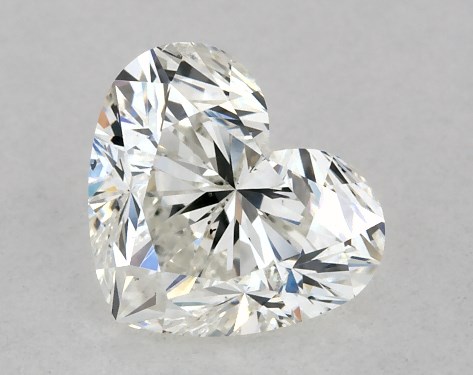 IGI 1.01 Carat G-SI1 Very Good Cut Heart Diamond