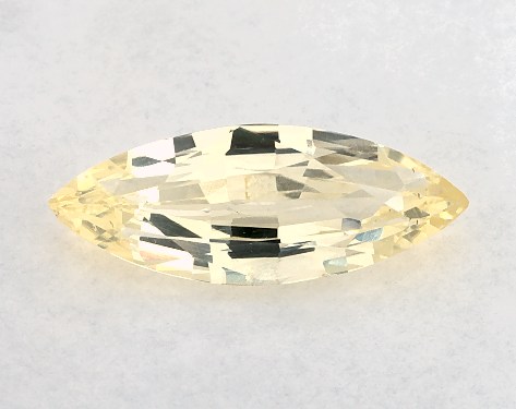 3.00 Carat Marquise Natural Yellow Sapphire