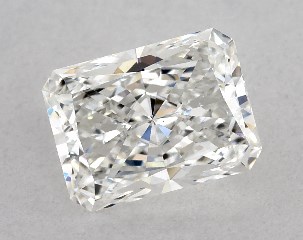 GIA 0.77 Carat G-VS1 Ideal Cut Radiant Diamond