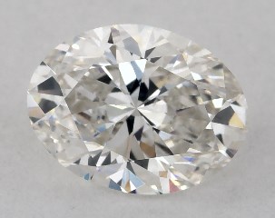 GIA 0.81 Carat H-SI1 Very Good Cut Oval Diamond