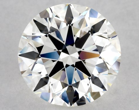 This 2 carat round diamond H color VS1 clarity has Excellent proportions and a diamond grading report from IGI