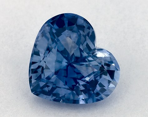 2.08 Carat Heart Natural Blue Sapphire