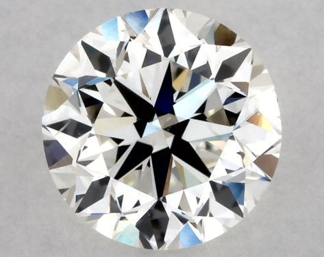 GIA 1.00 Carat H-SI1 Very Good Cut Round Diamond