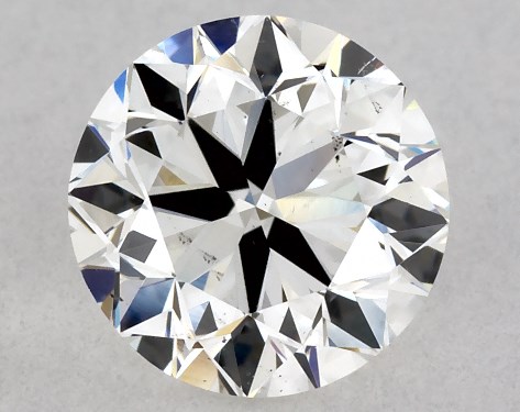 GIA 1.01 Carat G-SI1 Very Good Cut Round Diamond