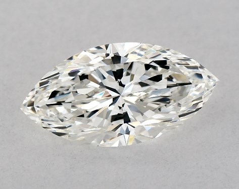 This 0.9 carat marquise diamond I color VS1 clarity has Very Good proportions and a diamond grading report from GIA