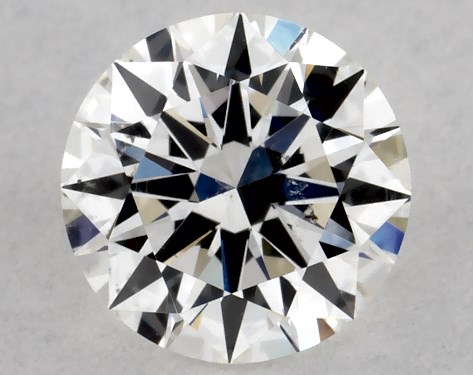 GIA 0.51 Carat F-SI1 Excellent Cut Round Diamond