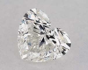 GIA 0.73 Carat H-SI1 Ideal Cut Heart Diamond