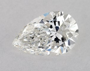 GIA 0.75 Carat H-VS2 Very Good Cut Pear Diamond