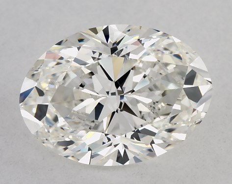 This 1.73 carat oval diamond H color VS1 clarity has Very Good proportions and a diamond grading report from GIA