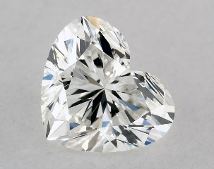 GIA 0.76 Carat H-VS2 Ideal Cut Heart Diamond