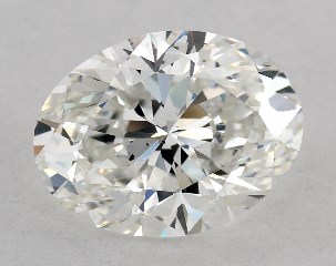GIA 0.80 Carat G-SI1 Very Good Cut Oval Diamond