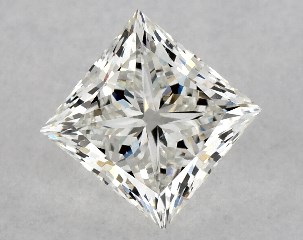 GIA 0.76 Carat G-SI1 Ideal Cut Princess Diamond