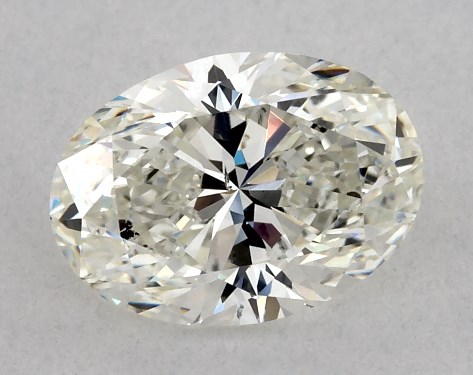 IGI 1.00 Carat H-SI1 Very Good Cut Oval Diamond