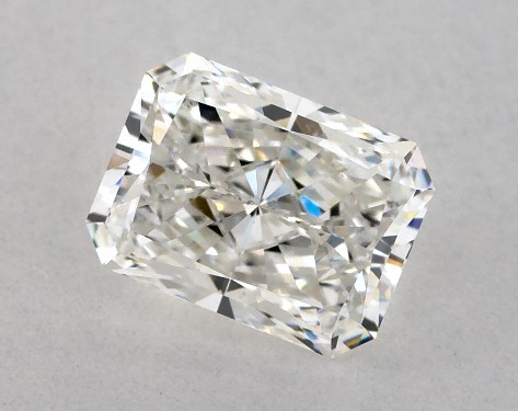 GIA 1.00 Carat H-SI1 Ideal Cut Radiant Diamond