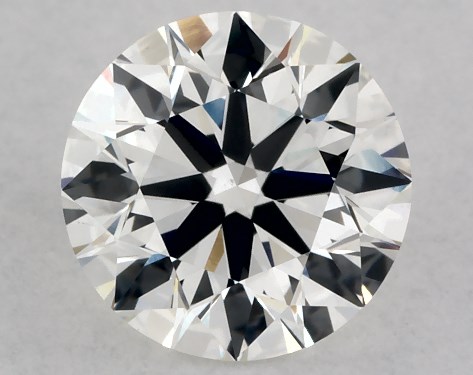 GIA 1.00 Carat H-VS2 Excellent Cut Round Diamond