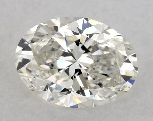 GIA 0.80 Carat H-SI1 Very Good Cut Oval Diamond