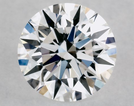 This 0.33 carat round diamond D color VVS1 clarity has Excellent proportions and a diamond grading report from GIA