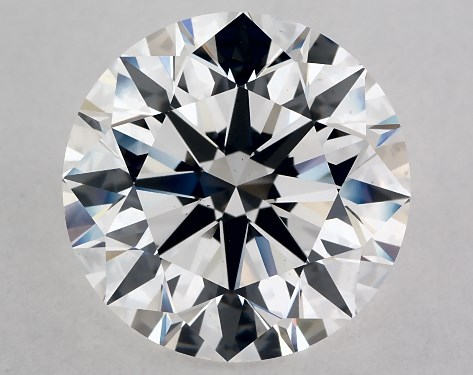GIA 4.06 Carat F-VS2 Excellent Cut Round Diamond