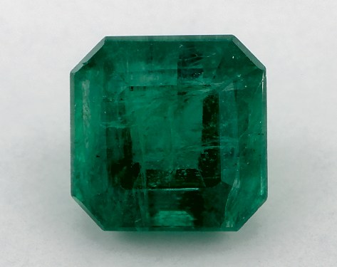 4.42 Carat Asscher Natural Green Emerald
