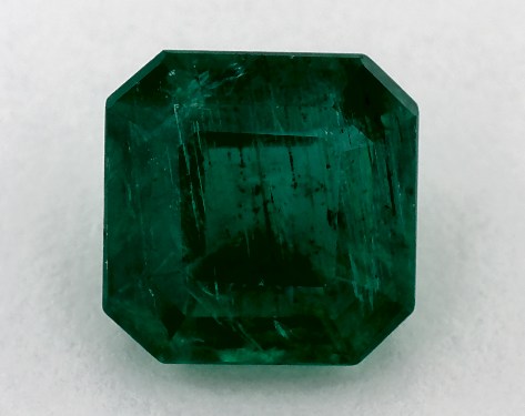 3.37 Carat Asscher Natural Green Emerald