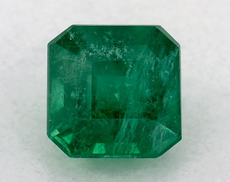 3.21 Carat Asscher Natural Green Emerald