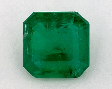 2.00 Carat Asscher Natural Green Emerald